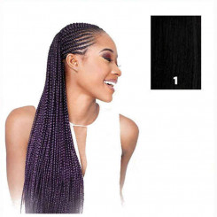 Наращивание волос X-Pression Black Synthetic 208,28 см pelo sintetico № 1