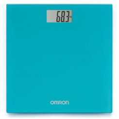 Digital Bathroom Scales Omron 29 x 27 x 2,2 cm Blue Glass
