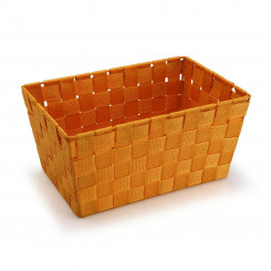 Basket Versa Large Yellow Textile 20 x 15 x 30 cm