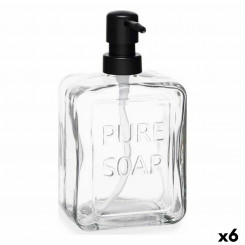 Дозатор для мыла Pure Soap Crystal Прозрачный пластик 570 мл (6 шт.)