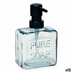 Дозатор для мыла Pure Soap 250 мл Crystal Black Пластик (12 шт.)