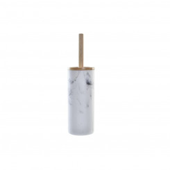 Ершик для унитаза DKD Home Decor 10,3 x 10,3 x 38 см Натуральный Белый Натуральный каучук Смола