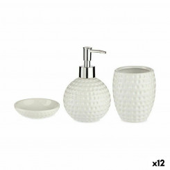 Bath Set White Ceramic (12 Units)