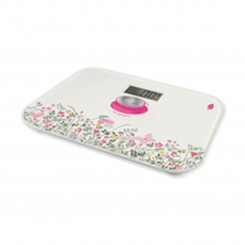 Digital Bathroom Scales Little Balance Kinetic Classic Floral Multicolour Tempered Glass