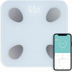 Digital Bathroom Scales Livoo DOM428 White Batteries x 3