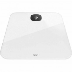 Digital Bathroom Scales Fitbit Aria Air White Glass 30 g Batteries x 3
