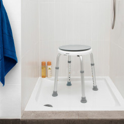 Вращающийся и регулируемый стул для ванной комнаты Roshower InnovaGoods