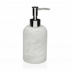 Дозатор для мыла Versa White Marble Resin ABS (17,5 см)
