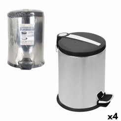 Корзина для мусора Confortime Silver Metal 4 шт. 9 л 23 x 33 см (23 x 23 x 33 см)