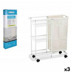 Vannitoariiul Confortime Laundry Bag Metall 69 x 22,5 x 75 cm (3 Ühikut) (69 x 22.5 x 75 cm)