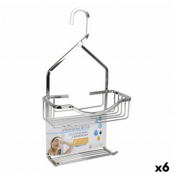 Shower shelf Confortime 159126 Aluminum Antioxidant 27.8 x 11.6 x 49 cm (6 Units) (27.8 x 11.6 x 49 cm)
