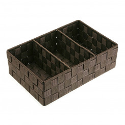Box with drawers Versa Dark brown 21 x 10 x 32 cm