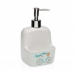Soap dispenser Versa Bicycle White Ceramic