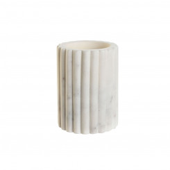 Подставка для зубных щеток Home ESPRIT Белый Мрамор 8 x 8 x 10 см