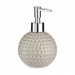 Soap Dispenser Golf Ceramic Grey Metal 12 Units (300 ml)