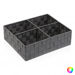 Box with compartments Textile (27 x 10 x 32 cm)