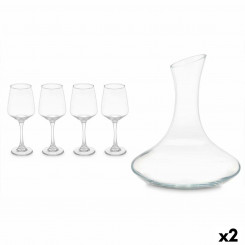 Подарочный набор для вина Прозрачный стакан 420 мл 1,8 л (2 шт.)