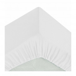 Fitted bottom sheet Atmosphera White 160 x 200 cm