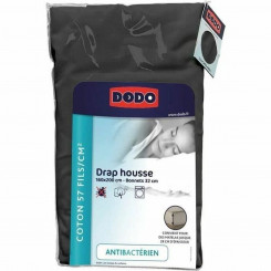 Fitted sheet DODO Anthracite 160 x 200 cm