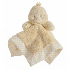 Baby Comforter Yellow Spots 30 x 30 cm kahekihiline