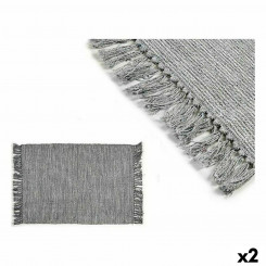 Carpet Grey 10 x 10 x 40 cm 180 x 120 x 1 cm (2 Units)