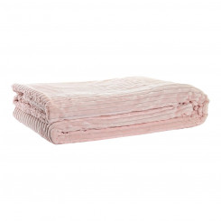 Одеяло DKD Home Decor 130 x 170 x 2 см Розовый Скандинавский