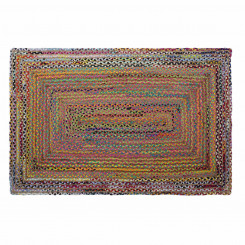 Ковер DKD Home Decor Коричневый Разноцветный Джутовый Хлопок (160 x 230 x 1 см)