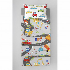 Straight bed sheet Cool Kids Scalextric 160 x 270 cm (Bed 90 cm)