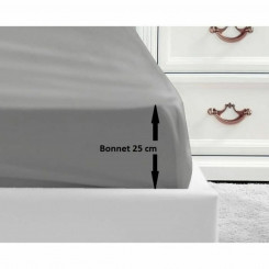 Elastic bed sheet Lovely Home Light gray 90 x 190 80 x 180 cm
