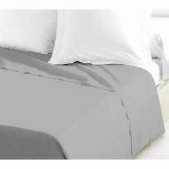 Straight bed sheet Lovely Home 180 x 290 cm Light grey