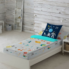 Стеганое постельное белье на молнии Cool Kids Localization_B07SS8DGTS (90 x 190 см) (Кровать 90 см)
