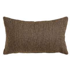 Pillow Polyester Cotton Brown 50 x 30 cm