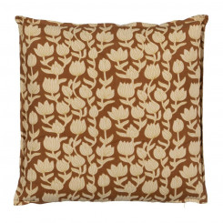 Pillow Cotton Brown Beige 50 x 50 cm