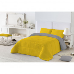 Blanket Naturals Colors 300 gsm Gray Mustard (Bed 90 cm) (180 x 260 cm)