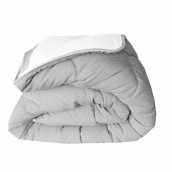 Bed cover Abeil White/Grey 200 x 200 cm