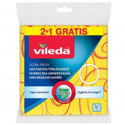 Kitchen towel Vileda 144826 Yellow (3 Pieces, parts)