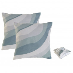 Pillow set Home ESPRIT Waves 45 x 5 x 45 cm (2 Units)