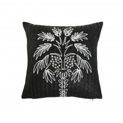 Pillow Home ESPRIT White Black Palm tree 42 x 15 x 42 cm