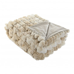 Одеяло Home ESPRIT Бежевый Светло-коричневый 130 х 170 х 0,5 см