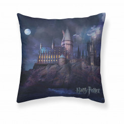 Cushion cover Harry Potter Go to Hogwarts Sea blue 50 x 50 cm