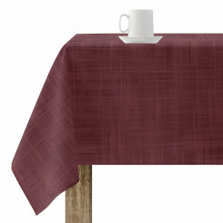 Stain-resistant resin-coated tablecloth Mauré Burgundy 140 x 140 cm