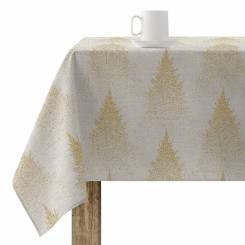Stain-resistant resin-covered tablecloth Mauré Merry Christmas 140 x 140 cm