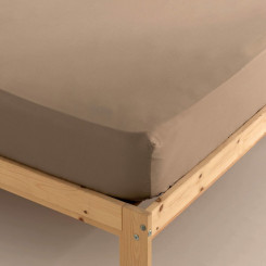 Rubber bed sheet Terracota Greige 140 x 200 cm