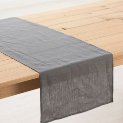 Tablecloth Mauré Anthracite gray 45 x 140 cm