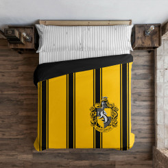 Duvet cover Harry Potter Hufflepuff Yellow Black 220 x 220 cm Bed 135/140 cm