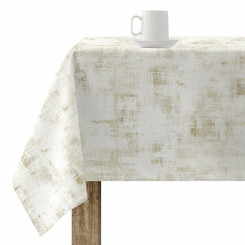 Stain-resistant resin-coated tablecloth Mauré Texture Gold 140 x 140 cm