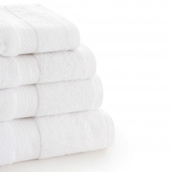 Bath towel Terracota White 50 x 100 cm 50 x 1 x 10 cm 2 Units