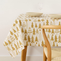 Stain-resistant resin-covered tablecloth Mauré Christmas 300 x 140 cm