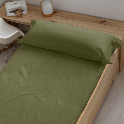 Elastic bed sheet Ripshop Liso Green 140 x 200 cm