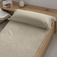 Elastic bed sheet Ripshop Liso Brown 105 x 200 cm